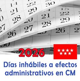 Días inhábiles en CM a efectos de plazos administrativos