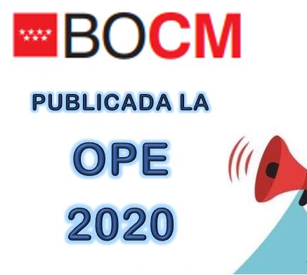 Publicado en el BOCM el Decreto de la Oferta de Empleo Público de la CM para 2020 OPE