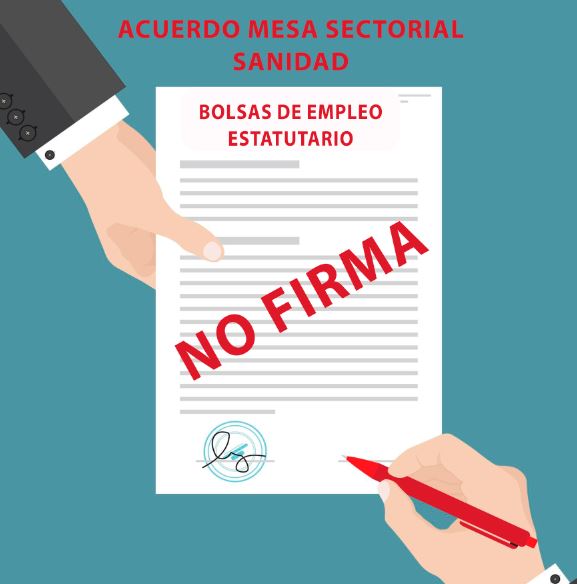 CSIT UNIÓN PROFESIONAL no firma el Acuerdo de Mesa Sectorial de Sanidad sobre las bolsas de empleo de personal estatutario