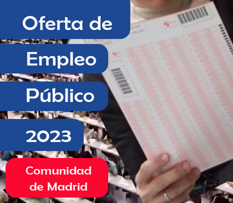 OPE 2023 PUBLICADA OEP COMUNIDAD DE MADRID